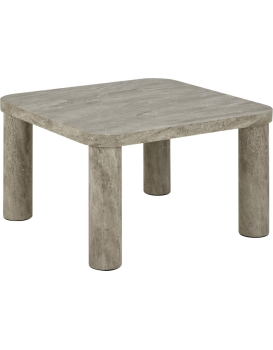 Konferenční stolek Solano 60 cm mramor šedý