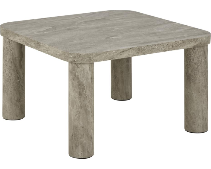 Konferenční stolek Solano 60 cm mramor šedý