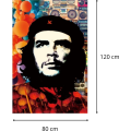 Obraz Ernesto 80x120 cm černý/oranžový