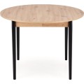 Rozkládací jídelní stůl Pivot 102/141 cm dub artisan/černý buk
