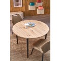 Rozkládací jídelní stůl Pivot 102/141 cm dub artisan/černý buk