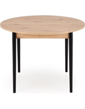 Rozkládací jídelní stůl Pivot 102/141 cm dub artisan/černý buk