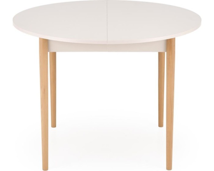 Rozkládací jídelní stůl Pivot 102/141 cm kašmírový/buk