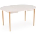 Rozkládací jídelní stůl Pivot 102/141 cm kašmírový/buk
