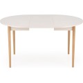 Rozkládací jídelní stůl Pivot 102/141 cm kašmírový/buk