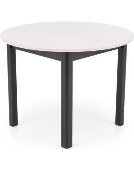 Rozkládací jídelní stůl Ringo 102/142 cm kašmírový/černý