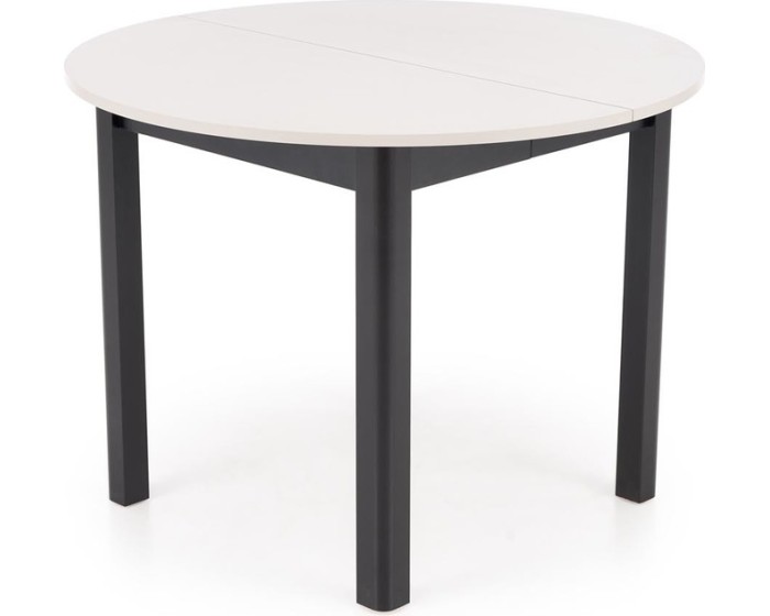 Rozkládací jídelní stůl Ringo 102/142 cm kašmírový/černý
