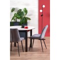 Rozkládací jídelní stůl Ringo 102/142 cm kašmírový/černý
