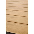 Zahradní stůl Fierro 80 cm hnědý/černý