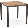 Zahradní stůl Fierro 80 cm hnědý/černý