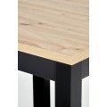 Rozkládací jídelní stůl Qubik 80/200 cm dub artisan/černý
