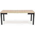 Rozkládací jídelní stůl Qubik 80/200 cm dub artisan/černý