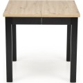 Rozkládací jídelní stůl Qubik 80/200 cm dub artisan/černý
