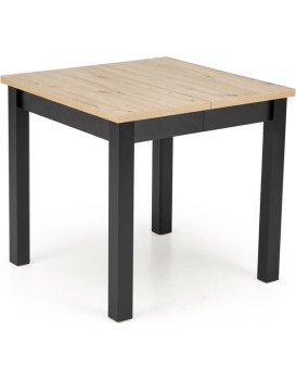 Rozkládací jídelní stůl Qubik 80/200 cm dub artisan/černý
