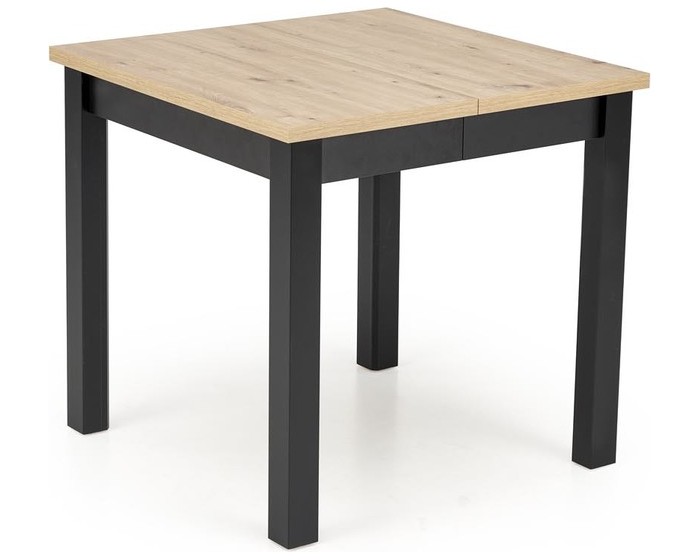 Rozkládací jídelní stůl Qubik 80/200 cm dub artisan/černý