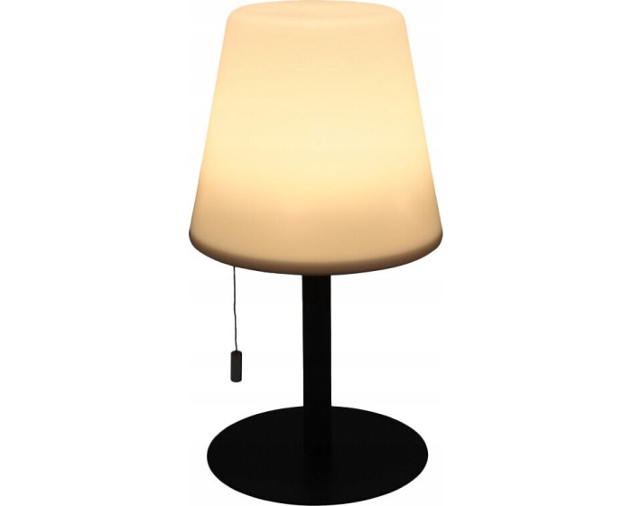 Stolní LED lampa Mikah teplá bílá/černá