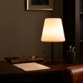 Stolní LED lampa Mikah teplá bílá/černá