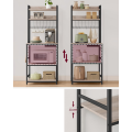 Kuchyňský regál Vasagle Muse 60 cm šedo-béžový/černý