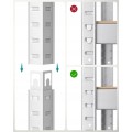 Sada regálů Regmet 2 ks 160 cm hnědá/stříbrná