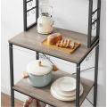 Kuchyňský regál Vasagle Vogues 60 cm černý/šedý
