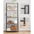 Kuchyňský regál Vasagle Vogues 60 cm černý/šedý