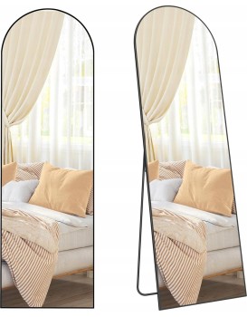 Volně stojící zrcadlo Bleer 160 cm černé III