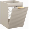 Závěsná skříňka Adele Cashmere s deskou 100 cm kašmírová/dub wotan