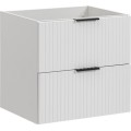 Koupelnová sestava Casad s deskou a skříňkami 140 cm bílá/dub wotan