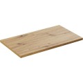 Závěsná skříňka pod umyvadlo Dalia Cashmere s deskou 80 cm kašmírová/dub evoke