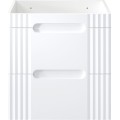 Koupelnová skříňka Fiji Lava se zápustným umyvadlem 60 cm bílá/dub coast evoke