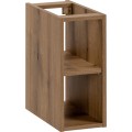 Koupelnová sestava Iconic s deskou, umyvadly, zrcadly a skříňkami 180 cm kašmírová/dub coast evoke
