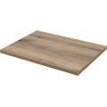Závěsná skříňka pod umyvadlo Iconic s deskou 80 cm kašmír/dub coast evoke