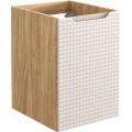 Závěsná skříňka pod umyvadlo Luxor Beige s deskou 70 cm béžová/dub olejovaný
