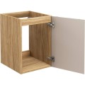 Závěsná skříňka pod umyvadlo Luxor Beige s deskou 70 cm béžová/dub olejovaný