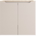 Závěsná skříňka Luxor Beige Sky II se zápustným umyvadlem 60 cm béžová/dub olejovaný