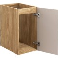 Závěsná koupelnová skříňka Luxor Beige s deskou 81-30-1D béžová/dub olejovaný