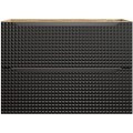 Závěsná umyvadlová skříňka Luxor Black s deskou 80 cm černá/dub olejovaný
