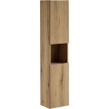 Koupelnová sestava Nova Oak II s deskou, umyvadlem a skříňkami 60 cm dub evoke/bílá