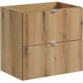 Závěsná skříňka Nova Oak Gaja I s deskou a umyvadlem 50 cm dub coast evoke