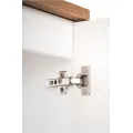 Závěsná skříňka Nova White Gaja II s deskou 50 cm bílá/dub evoke