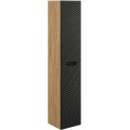 Koupelnová sestava Ocean s deskou, umyvadlem a skříňkami 120 cm černá/dub olejovaný