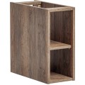 Koupelnová sestava SantaFe s deskou, umyvadly, zrcadly a skříňkami 180 cm taupe/dub santa fe vintage