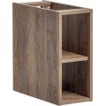 Závěsná skříňka pod umyvadlo SantaFe Smile s deskou a umyvadly 140 cm taupe/dub santa fe vintage