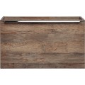 Závěsná skříňka SantaFe Slim s deskou a umyvadly 160 cm dub santa fe vintage