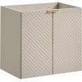 Závěsná skříňka Viva Cashmere s deskou 60 cm kašmírová