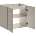 Závěsná skříňka Viva Cashmere s deskou 60 cm kašmírová