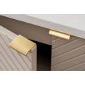 Závěsná skříňka Viva Cashmere s deskou 60 cm kašmírová/bílá