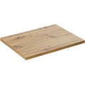 Závěsná skříňka Bella Cashmere s deskou 60 cm kašmírová/dub artisan