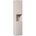 Koupelnová sestava Nova Cashmere s deskou, umyvadly a skříňkami 120 cm kašmírová/bílá