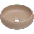 Koupelnová sestava Nova Cashmere s deskou, umyvadly a skříňkami 120 cm kašmírová/bílá